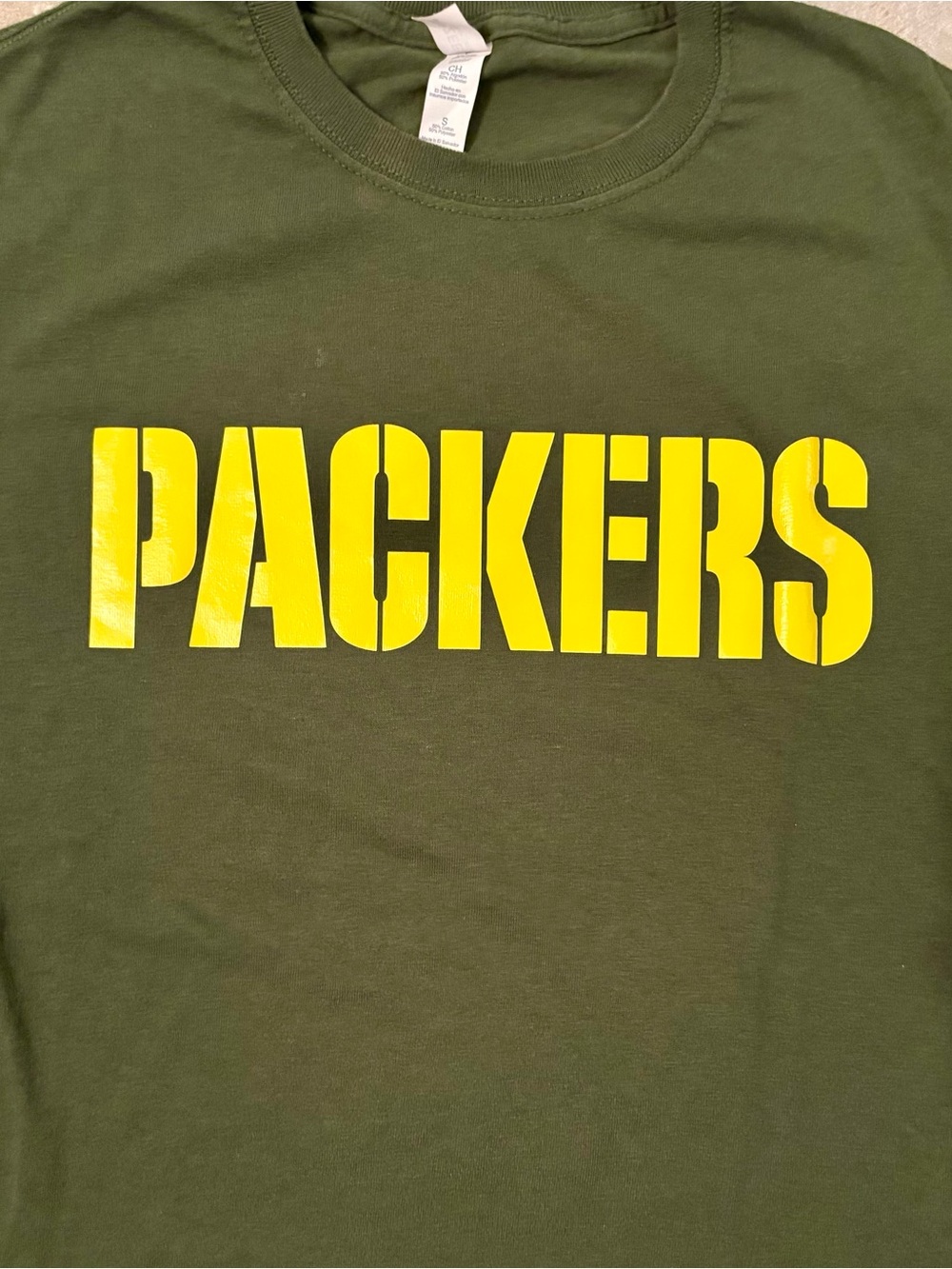 Green Bay Packers Graphic T. Jerzees best quality around! Worn twice! Like ne